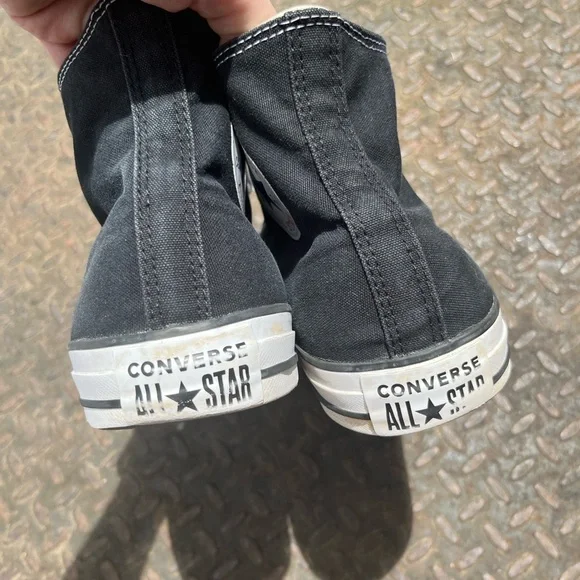 Converse black high tops - Picture 4 of 6
